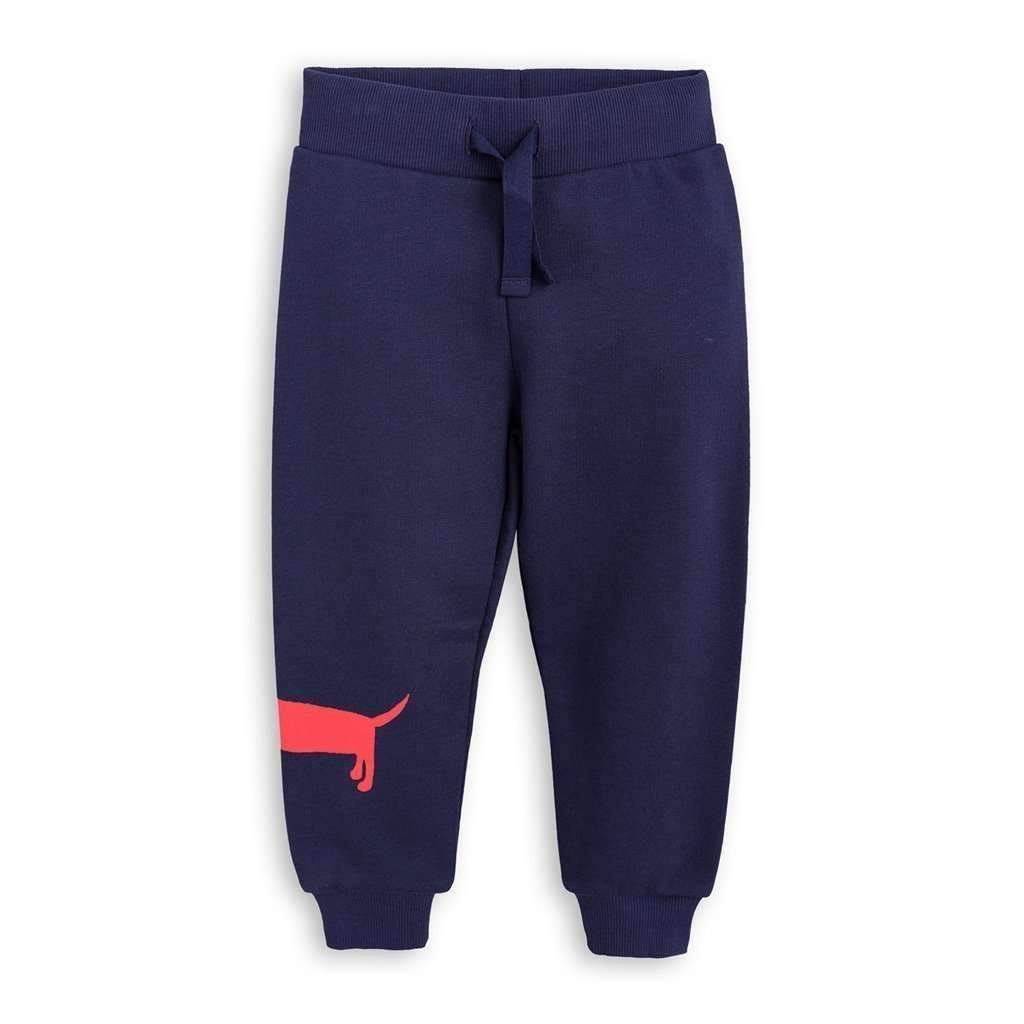 Mini Rodini Blue Dog Sweatpants-Pants-Mini Rodini-kids atelier