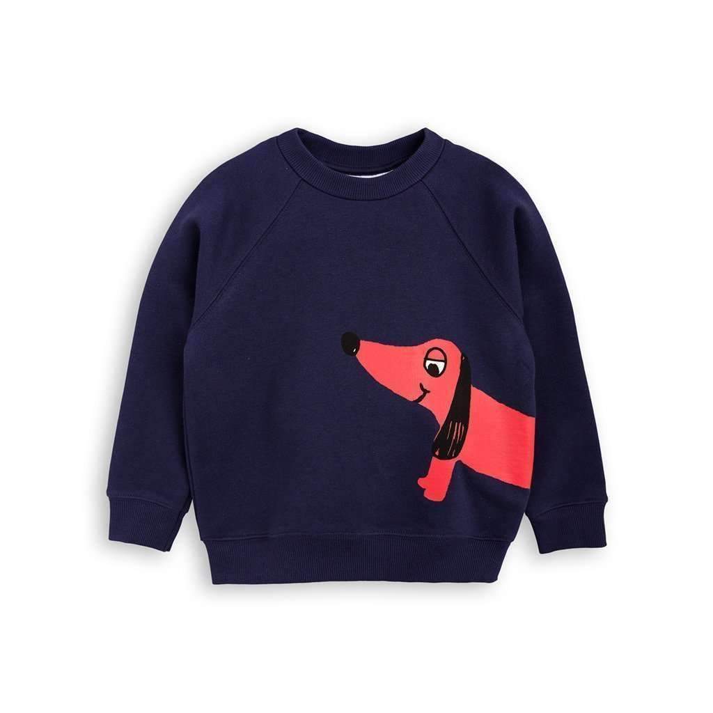 Mini Rodini Blue Dog Sweatshirt-Shirts-Mini Rodini-kids atelier