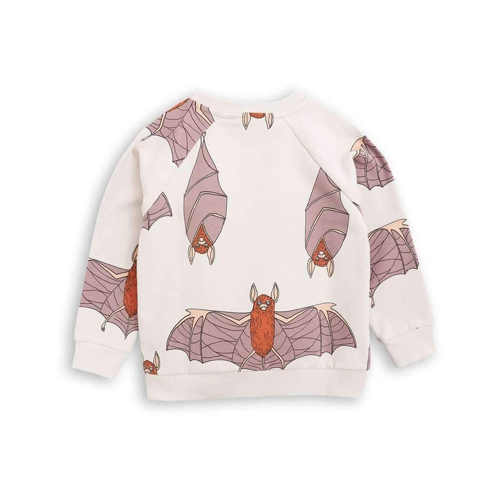 Mini Rodini Gray Bats Sweatshirt-Shirts-Mini Rodini-kids atelier