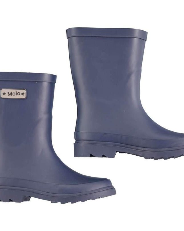 Molo Dark Navy Blue Boots-Shoes-Molo-kids atelier