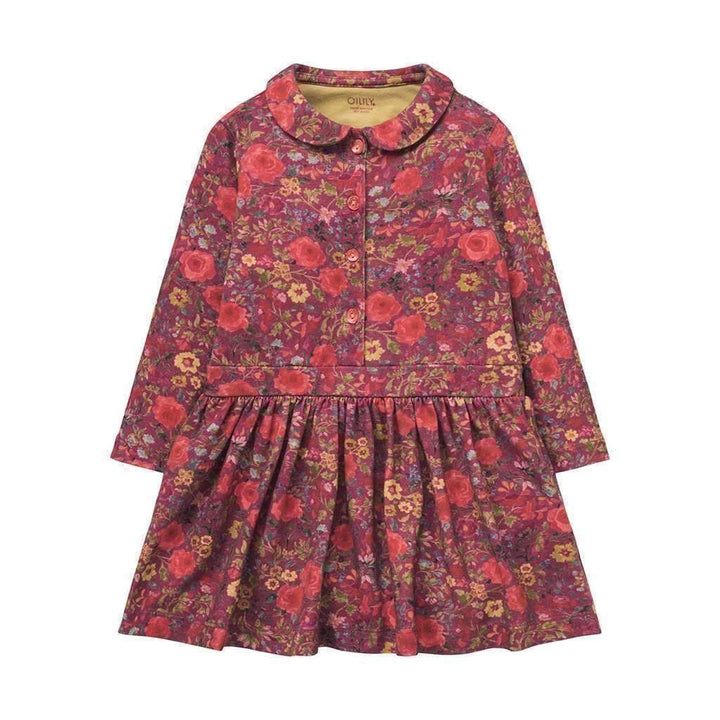 Oilily Flower Jersey Dress-Dresses-Oilily-kids atelier