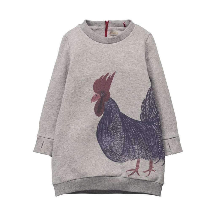 Oilily Rooster Sweater Dress-Dresses-Oilily-kids atelier