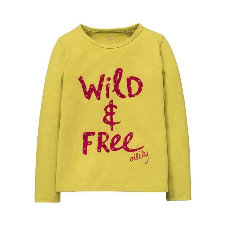 Oilily Yellow Wild&Free T-Shirt-Shirts-Oilily-kids atelier