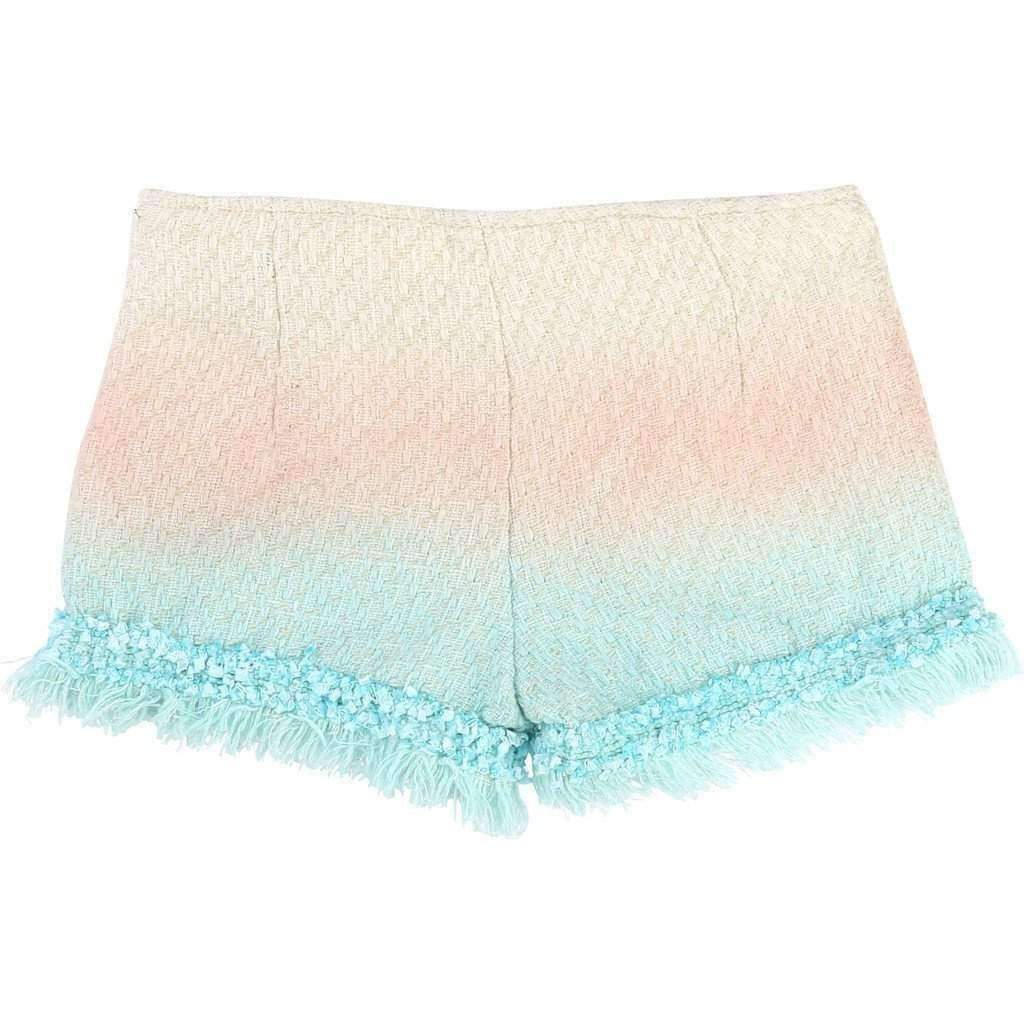 Pastel Tweed Shorts-Shorts-Billieblush-kids atelier