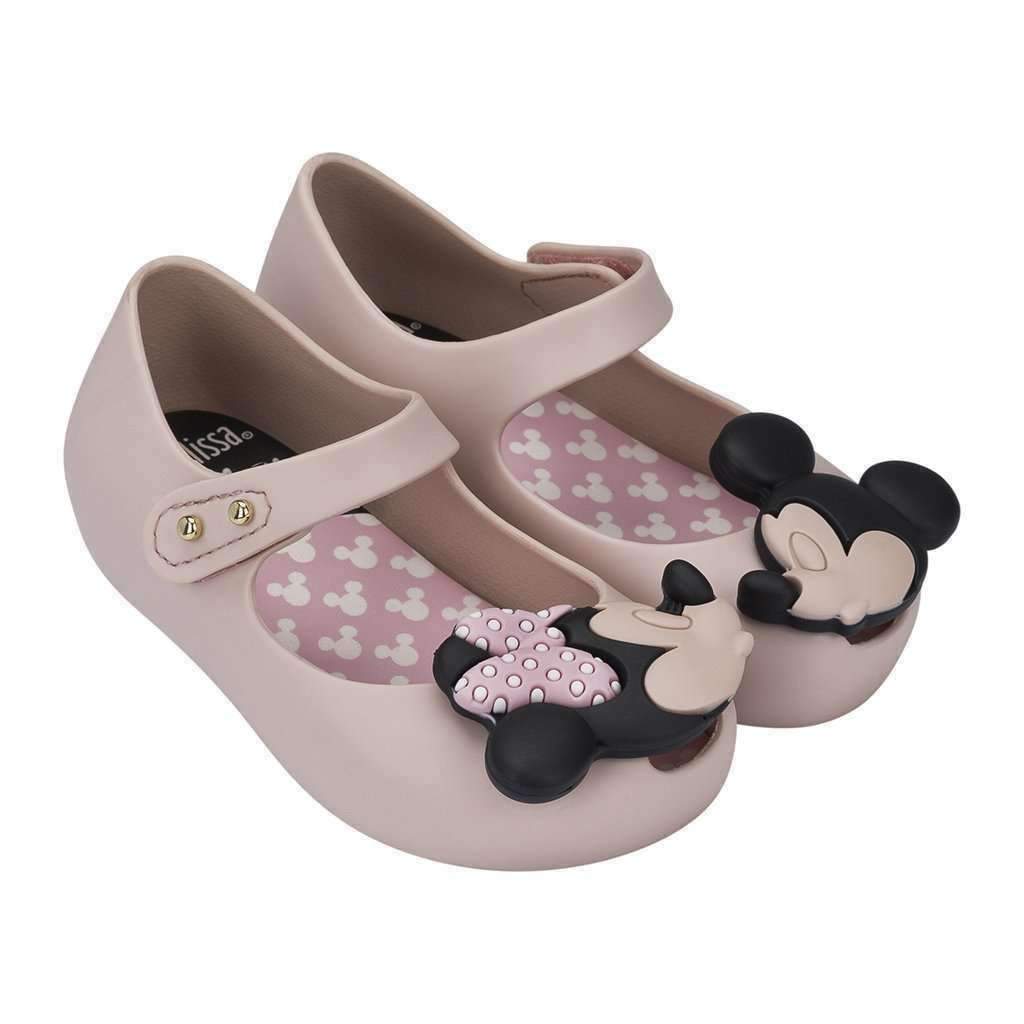 Pink Mickey Mouse Mary Janes-Shoes-Mini Melissa-kids atelier