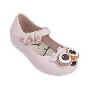 Pink Owl Mary Janes-Shoes-Mini Melissa-kids atelier