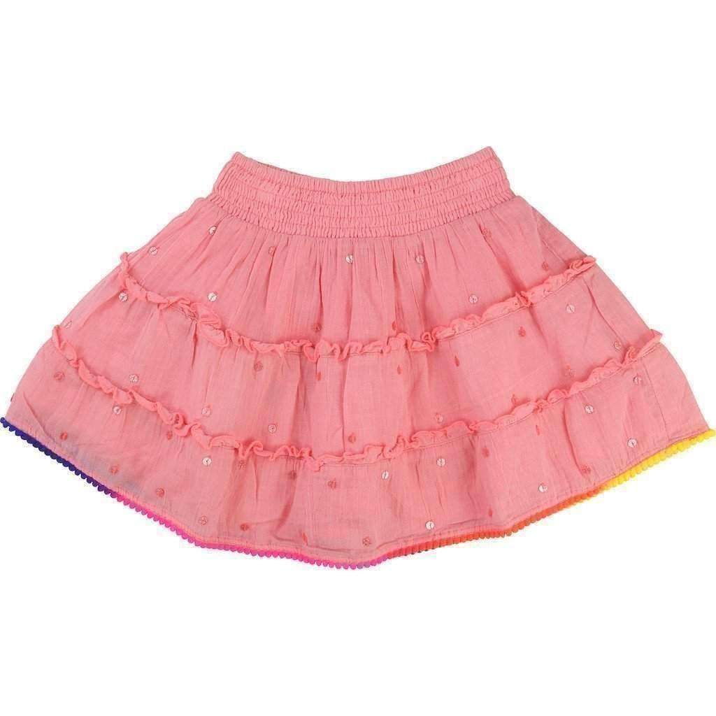 Pink Ruffle Skirt-Skirts-Billieblush-kids atelier