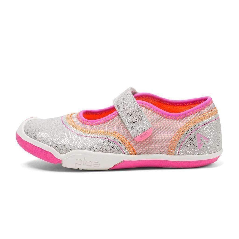 Plae Emme Silver and Pink Sneaker-Shoes-Plae-kids atelier