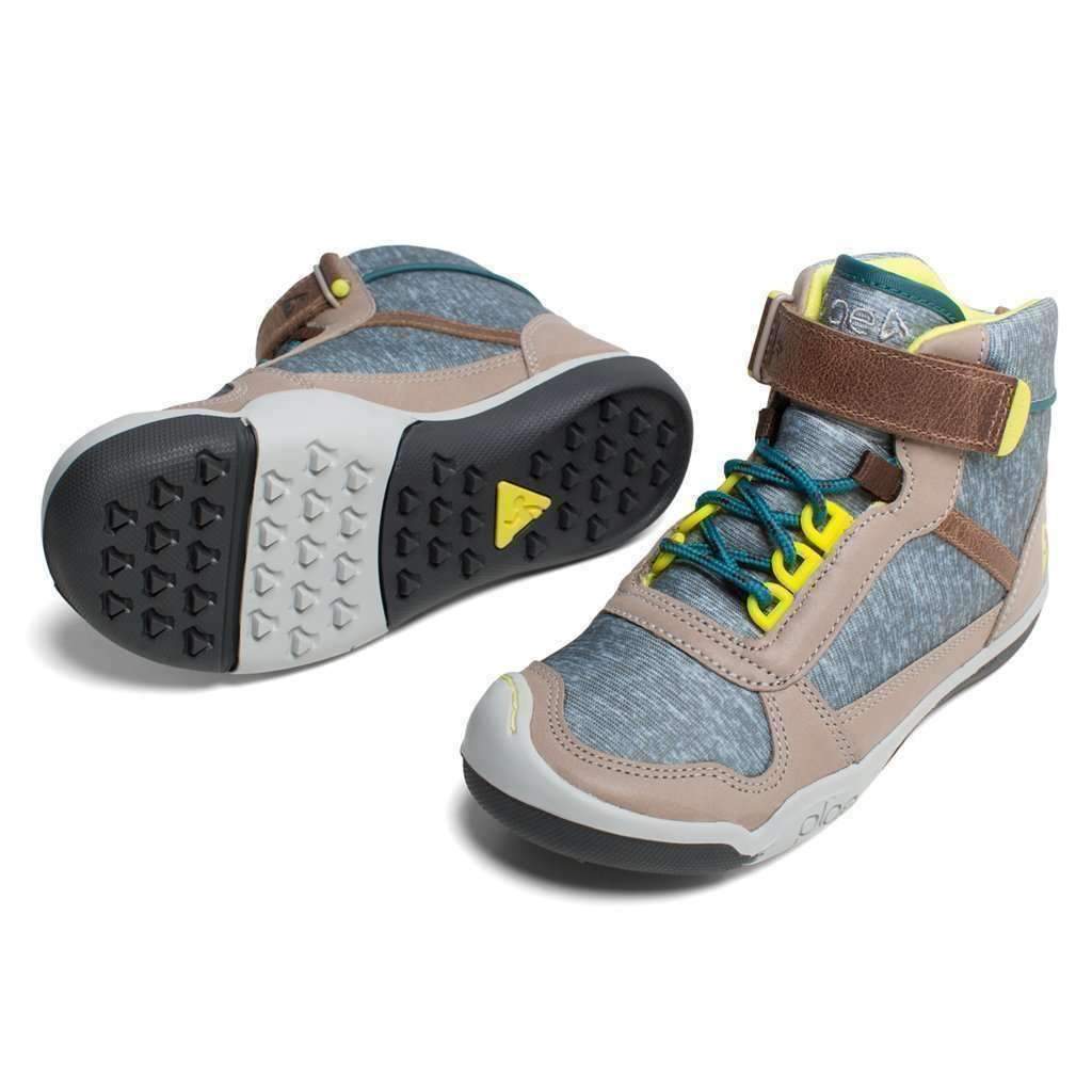 Plae Kaiden Gray Brown Hightop Shoes-Shoes-Plae-kids atelier