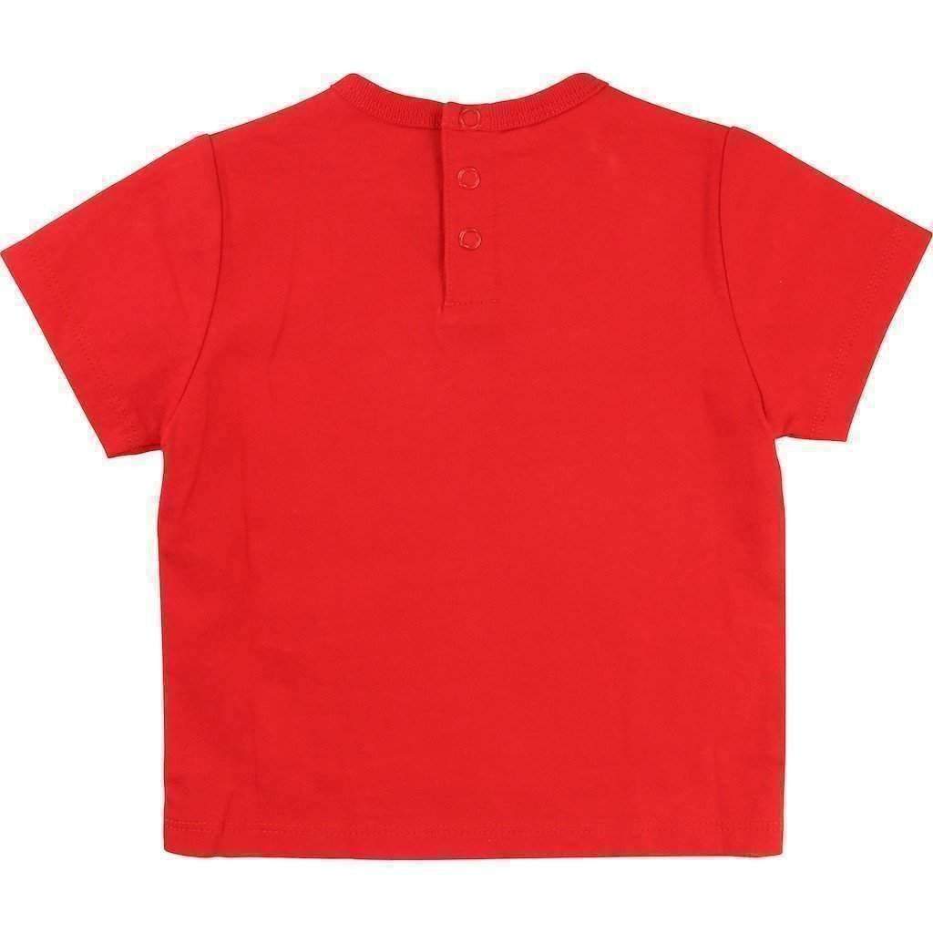 Boss Red Cotton T-Shirt-Shirts-BOSS-kids atelier