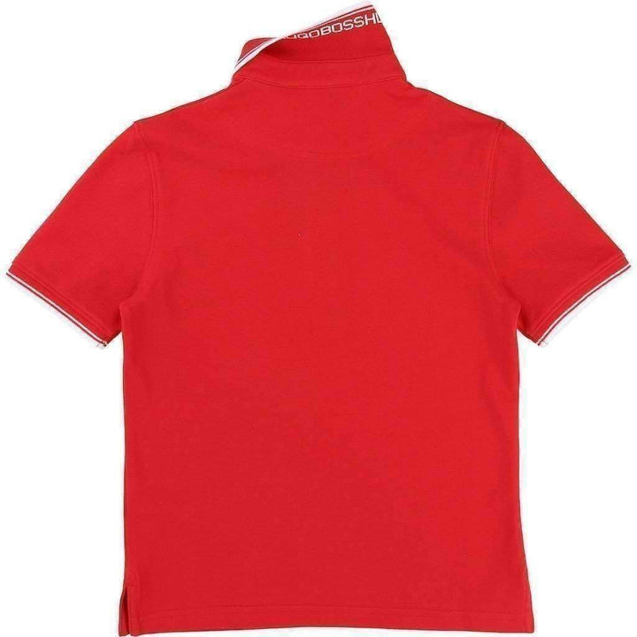 Boss Short Sleeve Red Polo-Shirts-BOSS-kids atelier