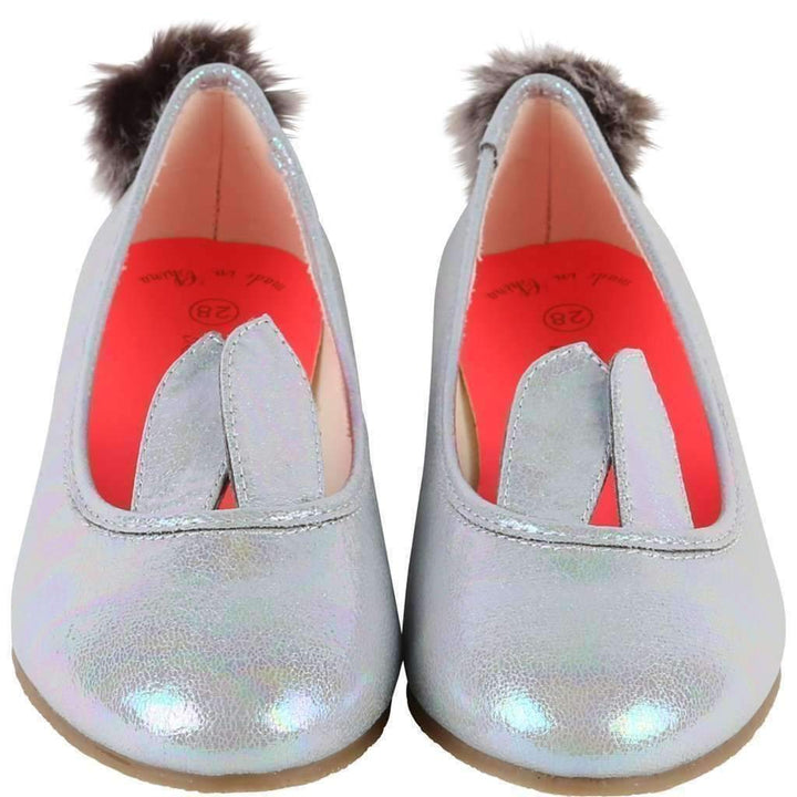 Silver Rabbit Spirit Ballerina Flats-Shoes-Billieblush-kids atelier