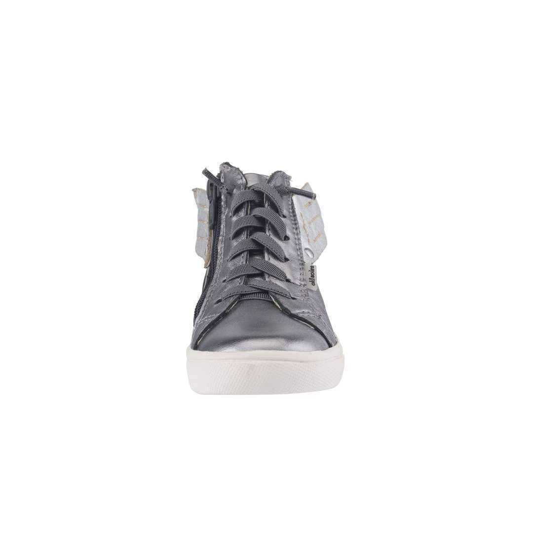 Silver Wings Leather High Top Sneaker-Shoes-Old Soles-kids atelier