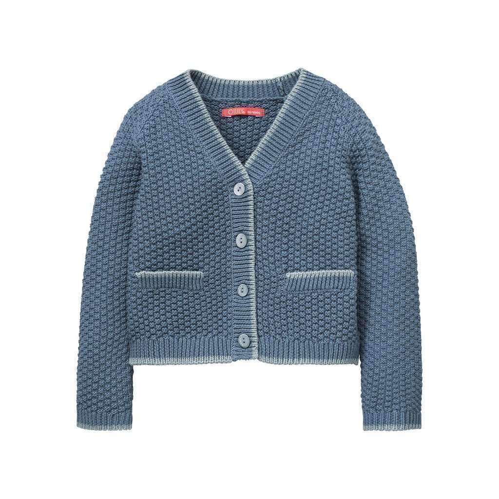 Textured Knitted Cardigan-Outerwear-Oilily-kids atelier