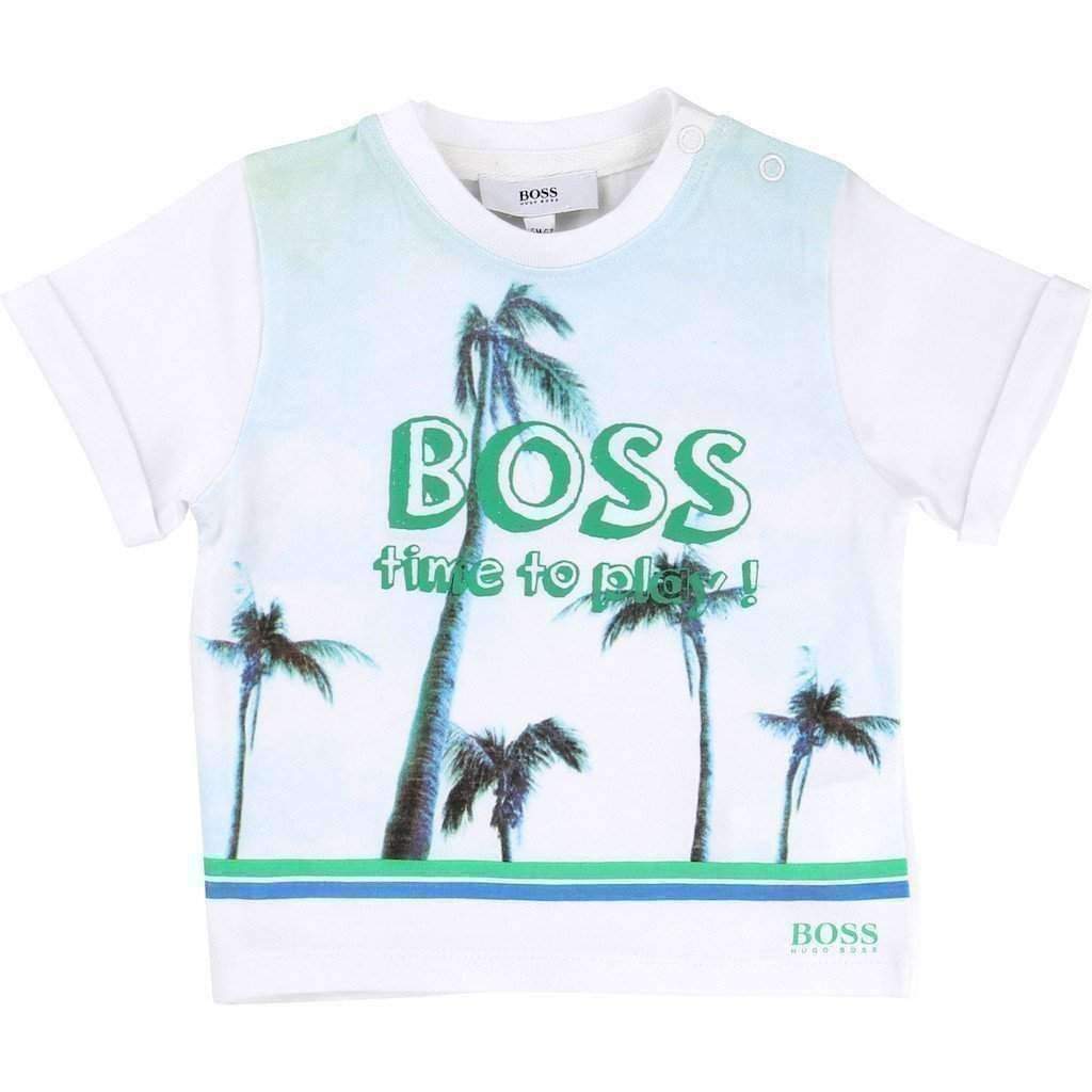 Boss Time To Play T-Shirt-Shirts-BOSS-kids atelier
