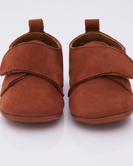 Brown Strap Booties