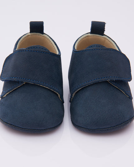 Navy Blue Strap Booties