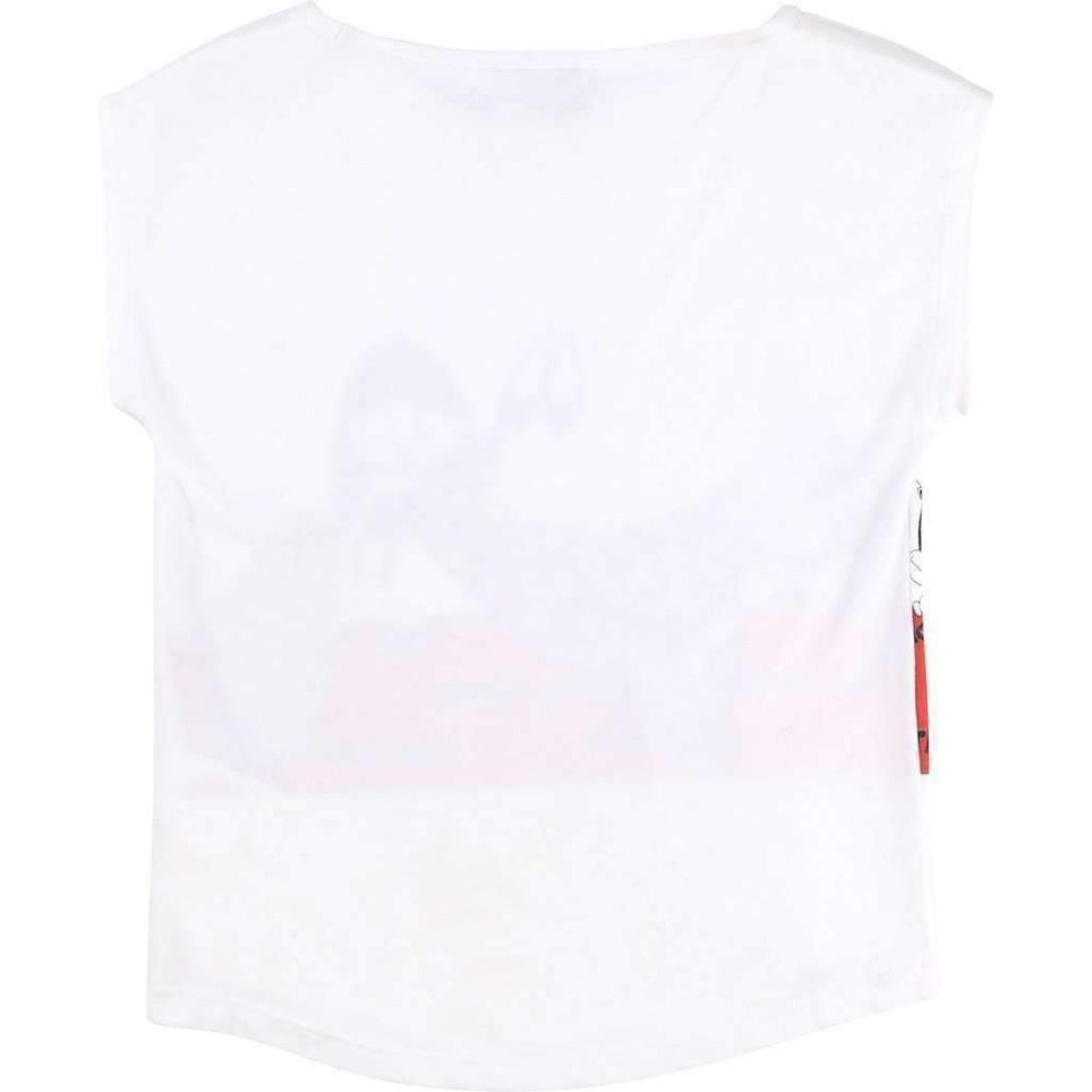 White Miss Runway T-Shirt-Shirts-Little Marc Jacobs-kids atelier