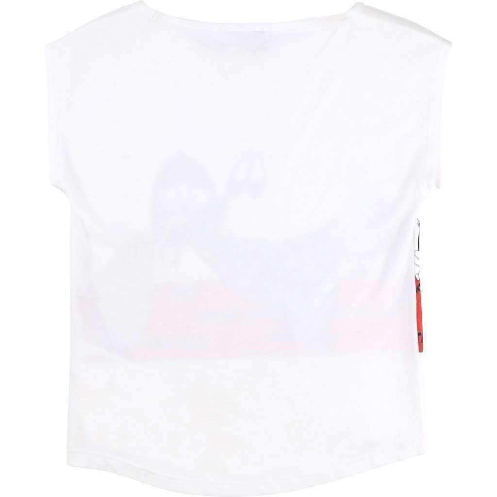White Miss Runway T-Shirt-Shirts-Little Marc Jacobs-kids atelier