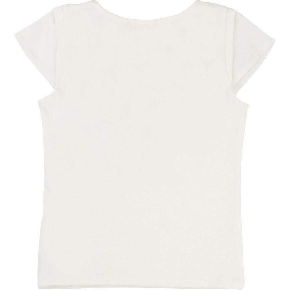 White Royalty T-Shirt-Shirts-Billieblush-kids atelier
