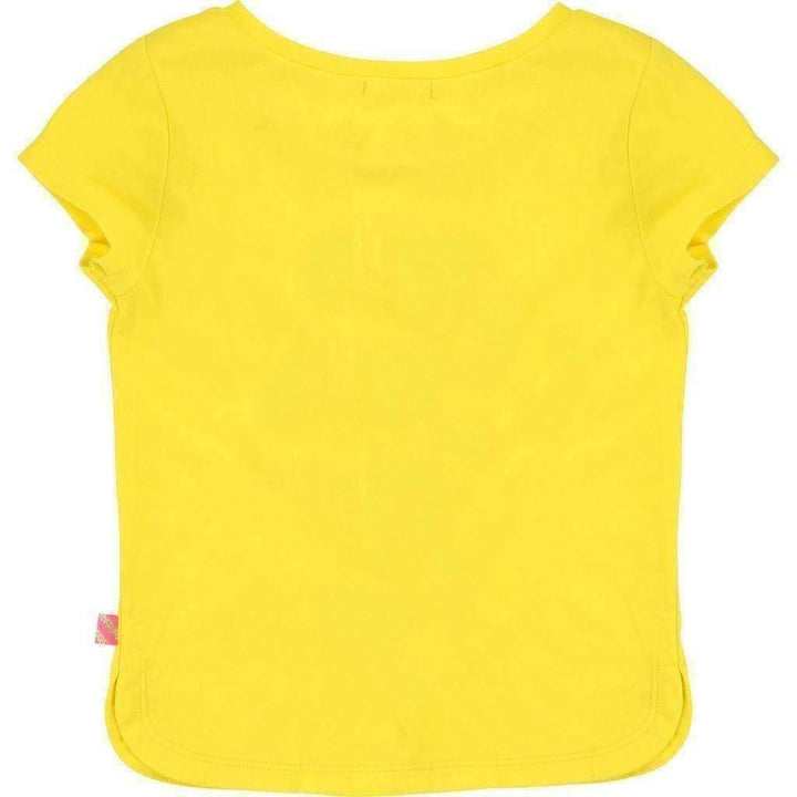 Yellow Femme T-Shirt-Shirts-Billieblush-kids atelier